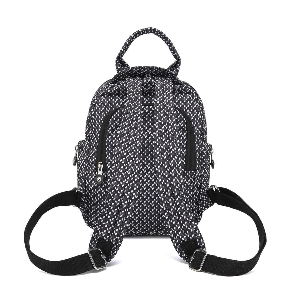 Smart Bags Küçük Boy Krinkıl Kumaş Kadın Sırt Çantası 3386 127 Desenli
