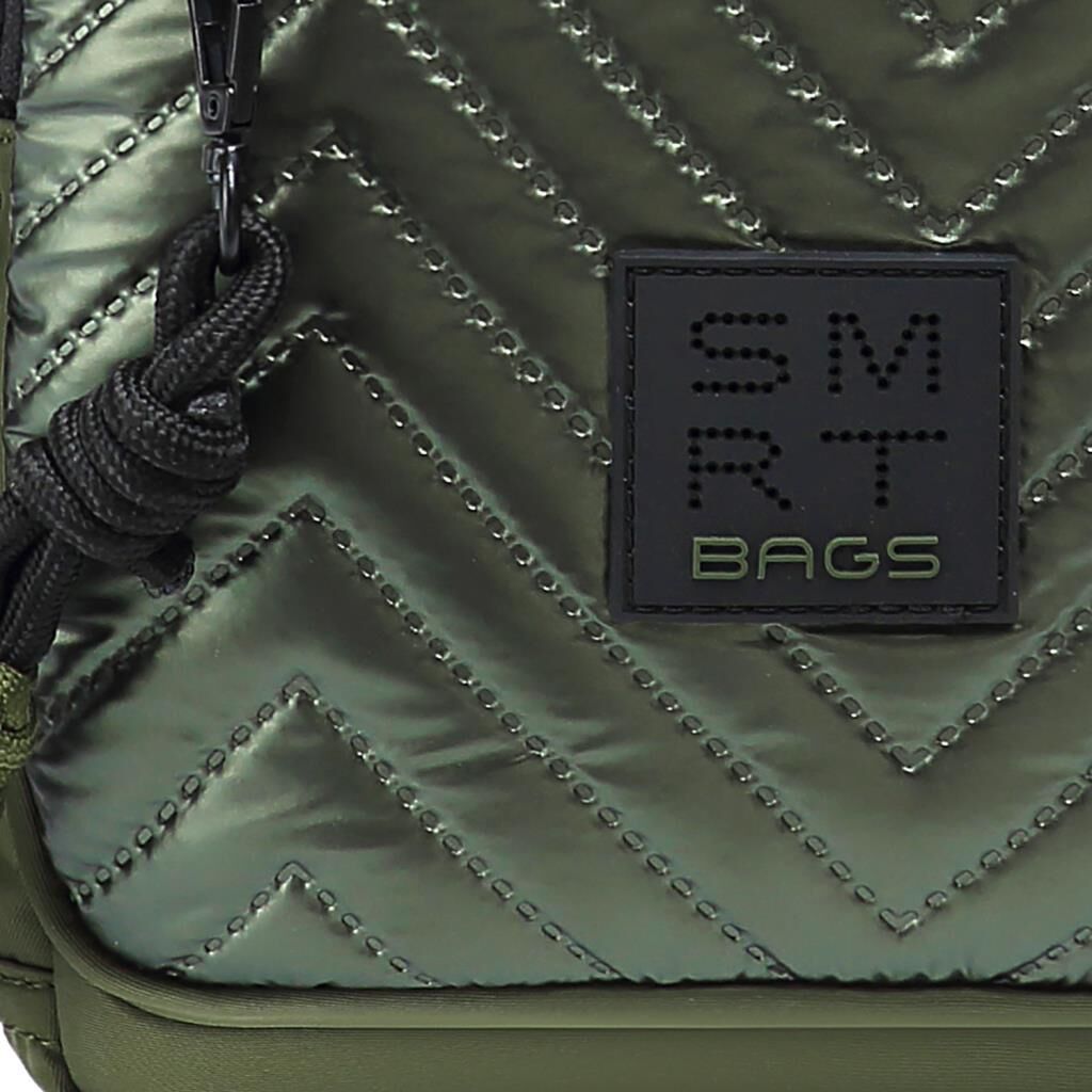 Smart Bags Parlak Kumaş Küçük Boy Askılı Kadın Sırt Çantası 3247 Yeşil