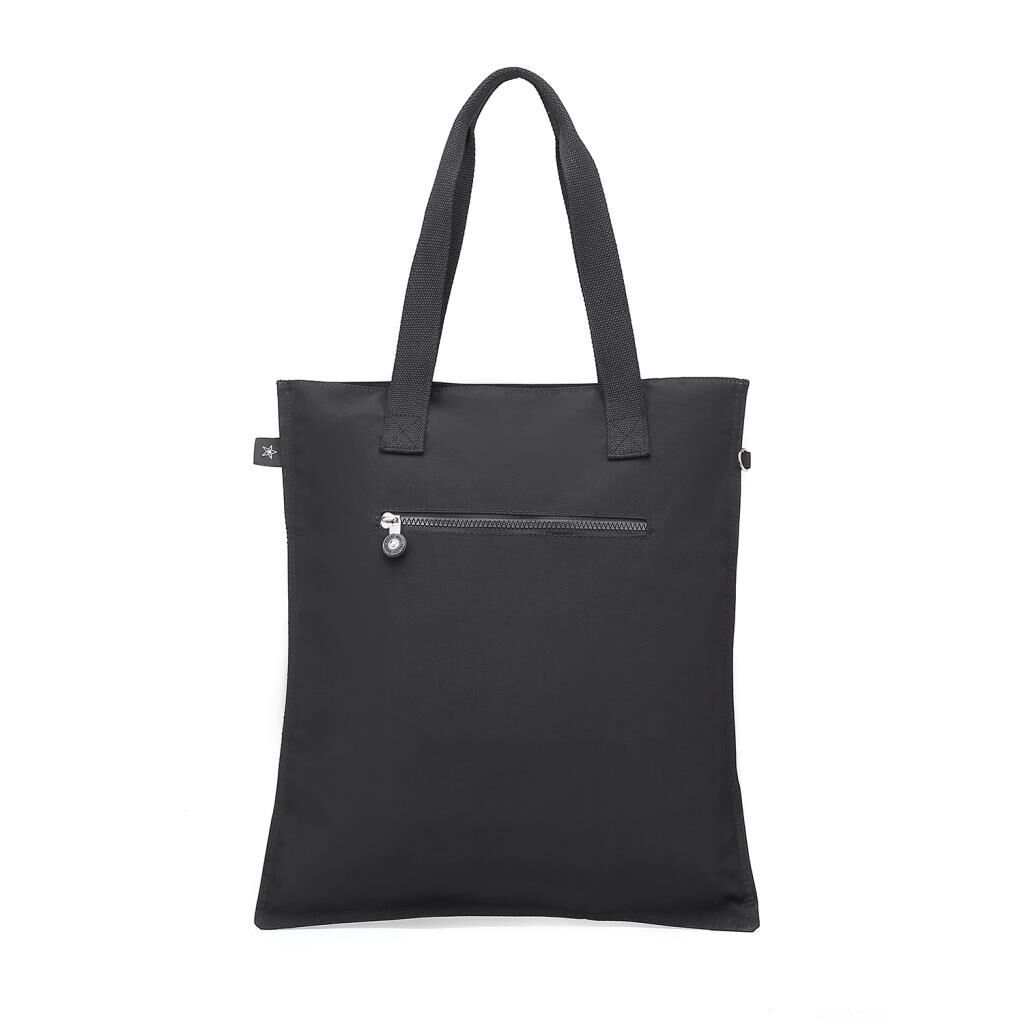 Smart Bags Büyük Boy Omuz Kadın Çantası Krinkıl Kumaş 3076 Siyah