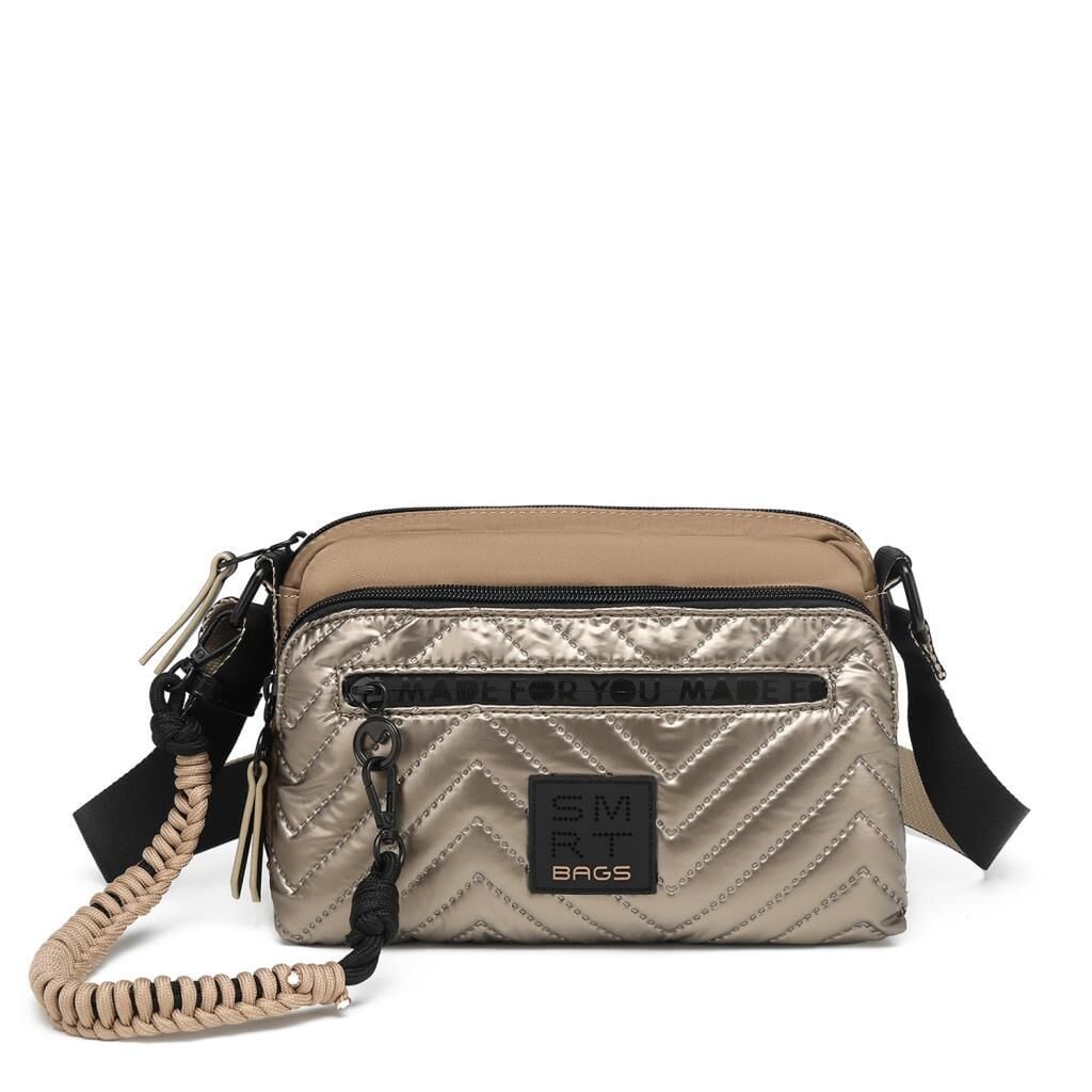 Smart Bags Parlak Kumaş Çapraz Askılı Kadın Postacı Çantası 3249