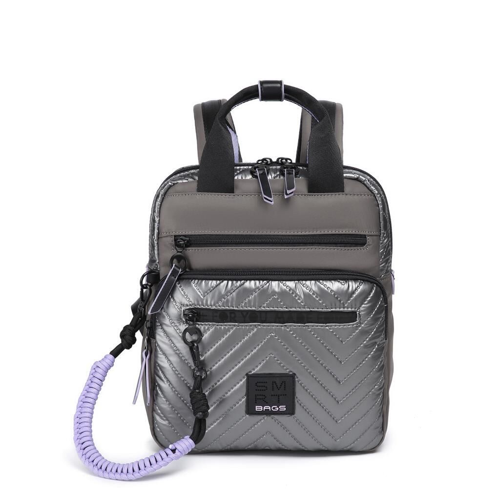 Smart Bags Parlak Kumaş Küçük Boy Askılı Kadın Sırt Çantası 3250