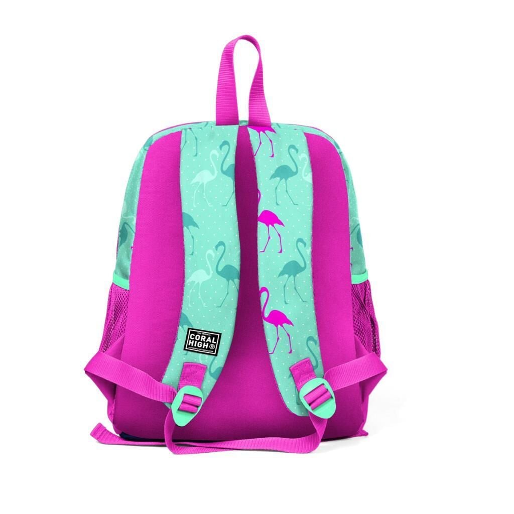 Coral High Flamingo Desenli Orta Boy Okul Sırt Çantası 23307