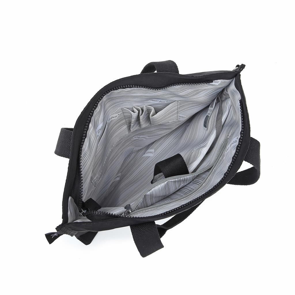 Smart Bags Büyük Boy Omuz Kadın Çantası Krinkıl Kumaş 3076 Ten