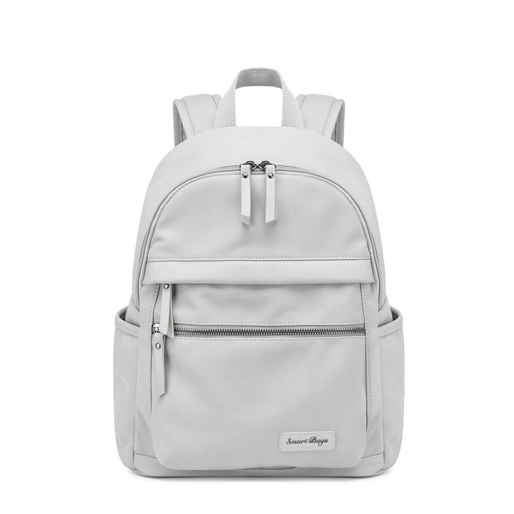 Smart Bags Twill Dimi Kumaş Kadın Sırt Çantası 3332 A.Gri