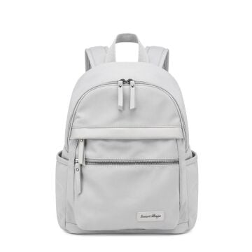 Smart Bags Twill Dimi Kumaş Kadın Sırt Çantası 3332 A.Gri