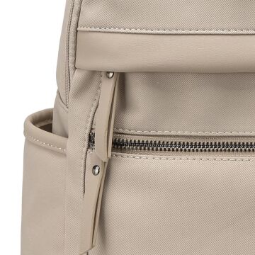 Smart Bags Twill Dimi Kumaş Kadın Sırt Çantası 3332 Bej