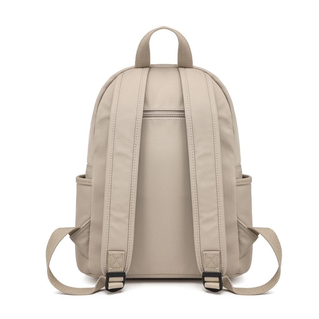 Smart Bags Twill Dimi Kumaş Kadın Sırt Çantası 3332 Bej