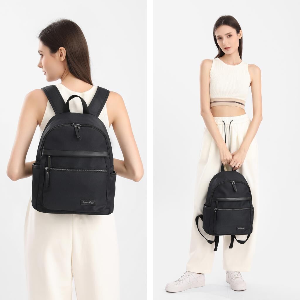 Smart Bags Twill Dimi Kumaş Kadın Sırt Çantası 3332 Vizon