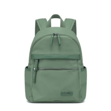 Smart Bags Twill Dimi Kumaş Kadın Sırt Çantası 3332 Yeşil