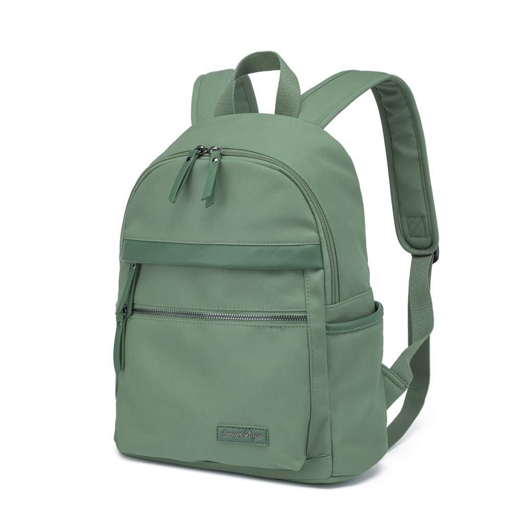 Smart Bags Twill Dimi Kumaş Kadın Sırt Çantası 3332 Yeşil