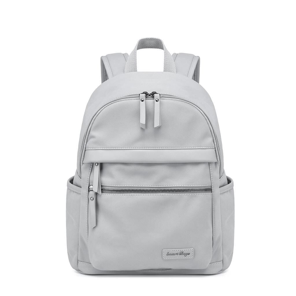 Smart Bags Twill Dimi Kumaş Kadın Sırt Çantası 3332 Gri