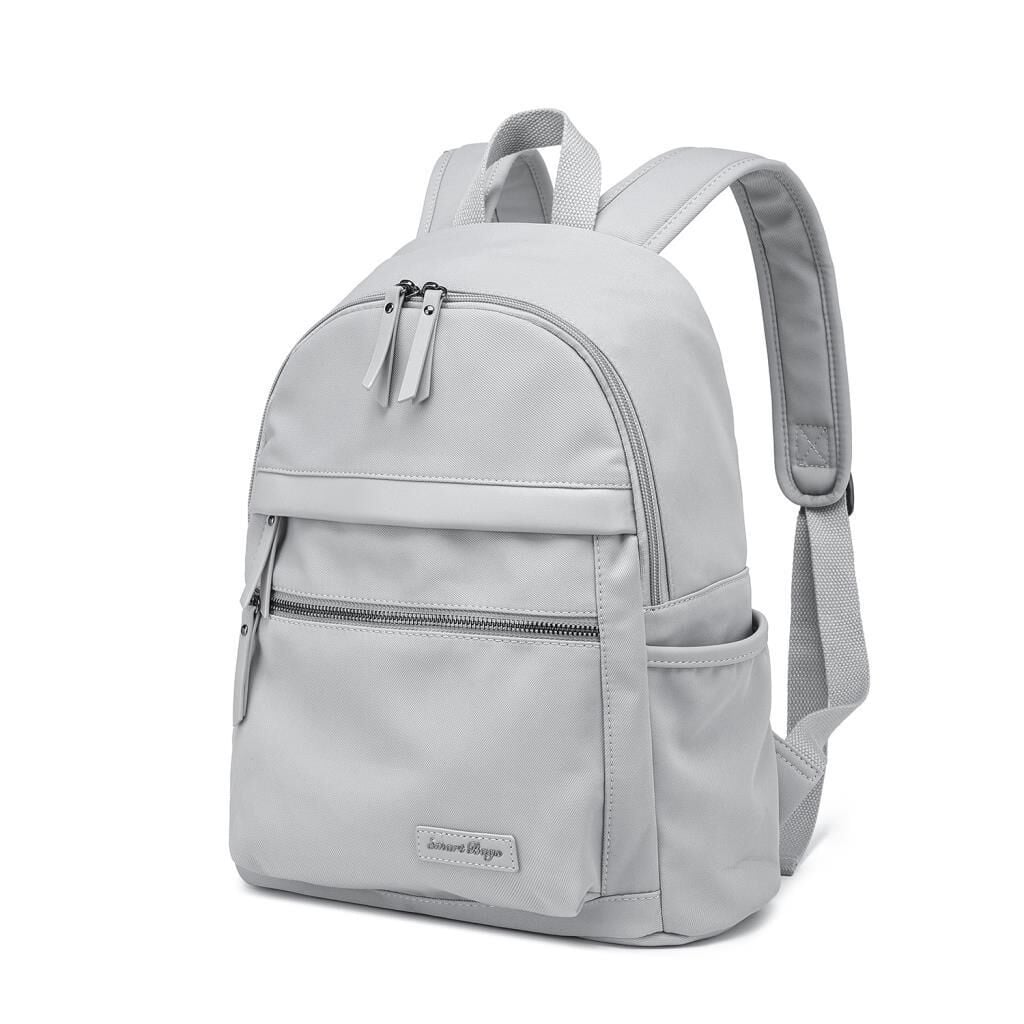 Smart Bags Twill Dimi Kumaş Kadın Sırt Çantası 3332 Gri