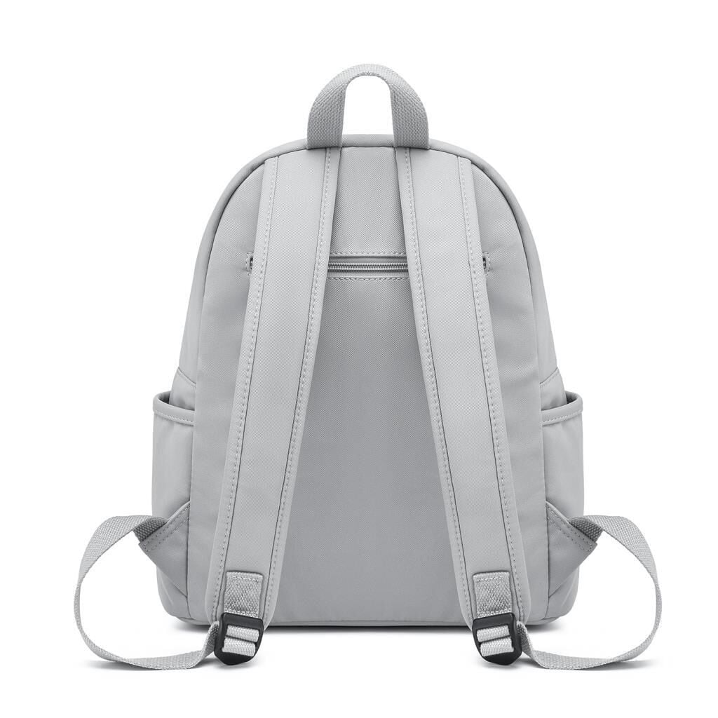 Smart Bags Twill Dimi Kumaş Kadın Sırt Çantası 3332 Gri