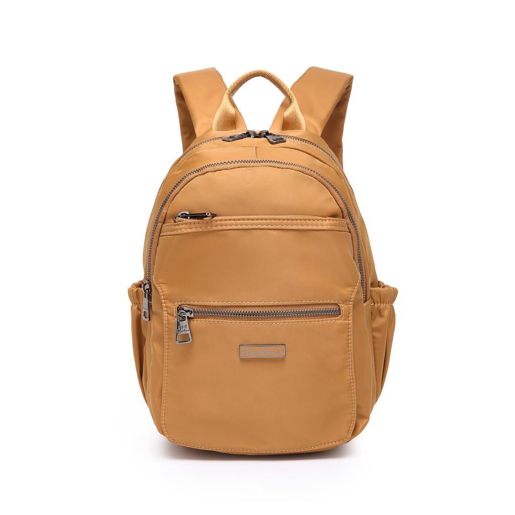 Saten Kumaş Kadın Sırt Çantası Barcelona 2139 Camel