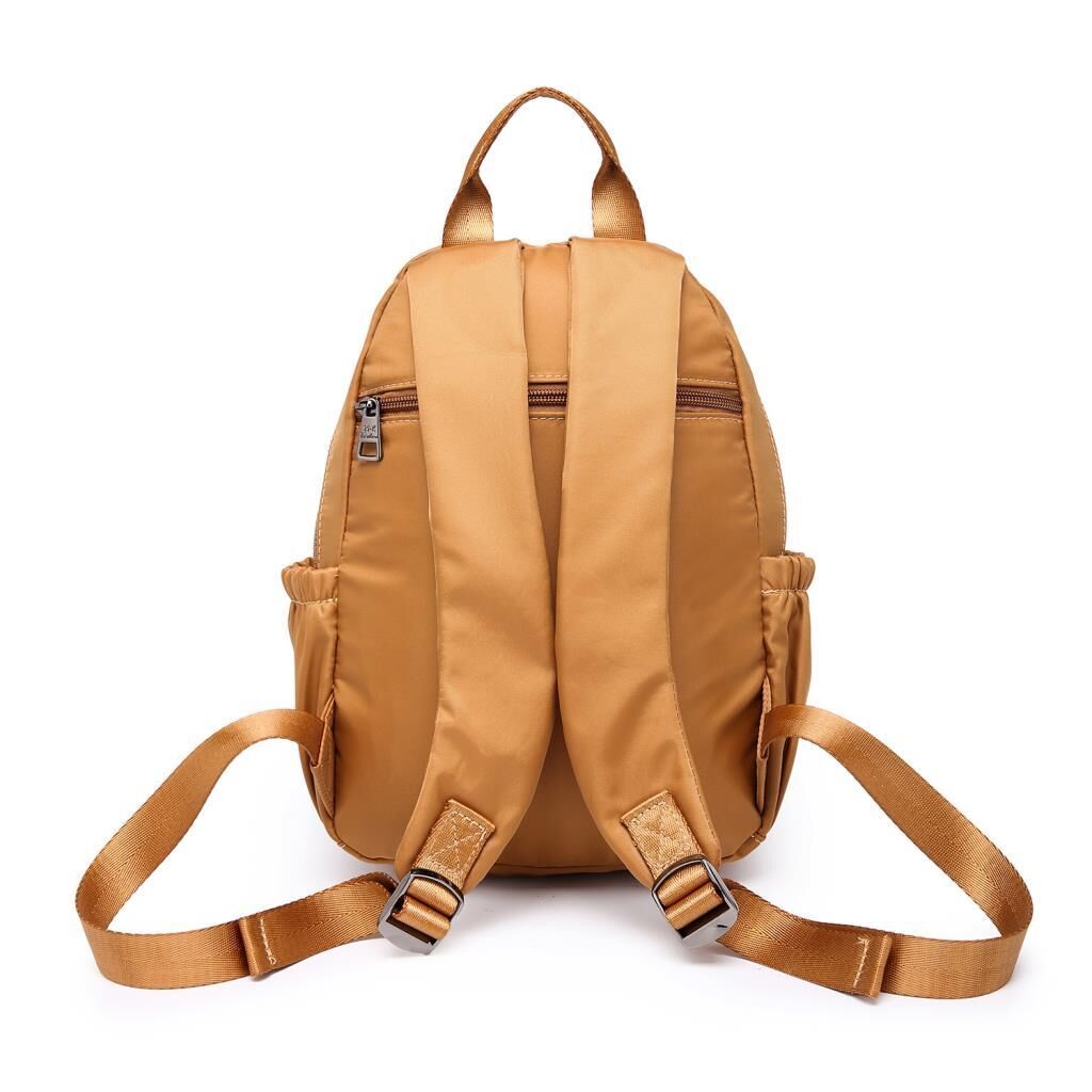 Saten Kumaş Kadın Sırt Çantası Barcelona 2139 Camel