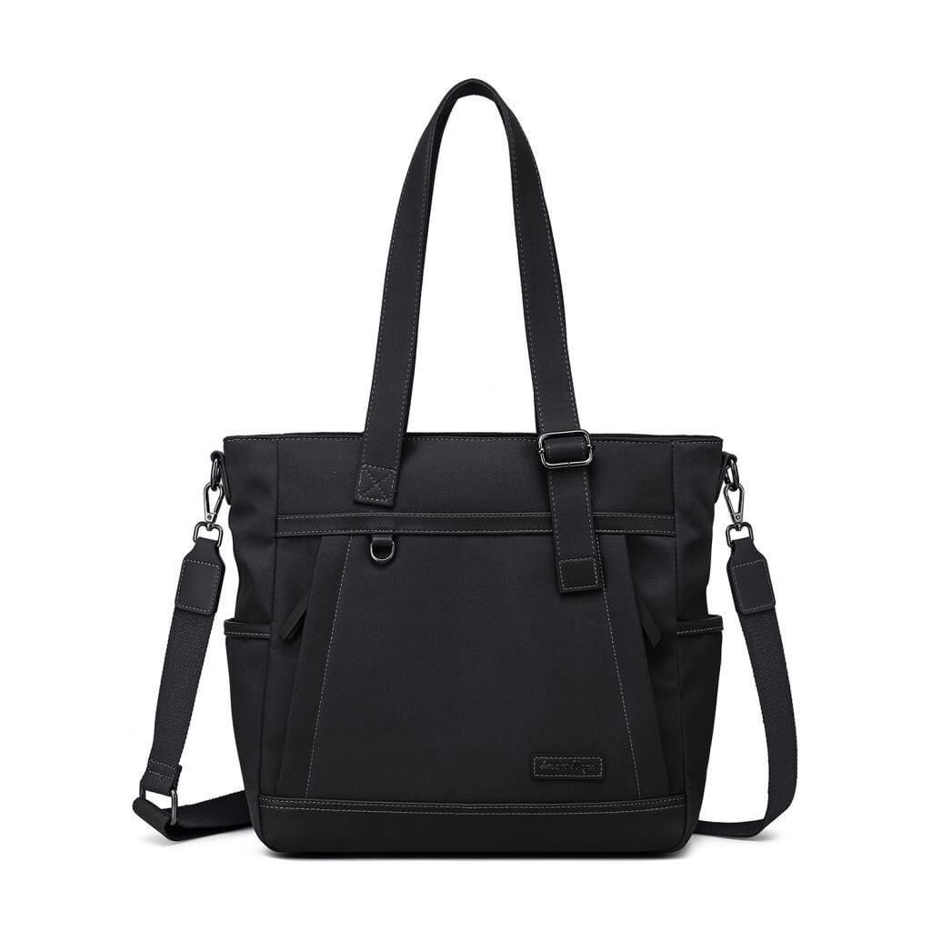 Smart Bags Twill Dimi Kumaş Kadın Omuz Çantası 3331 Siyah