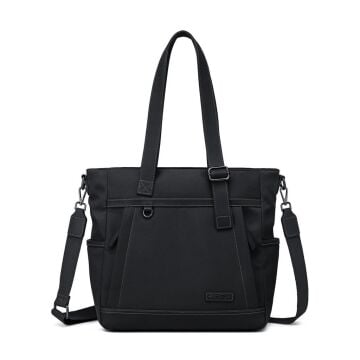 Smart Bags Twill Dimi Kumaş Kadın Omuz Çantası 3331 Siyah