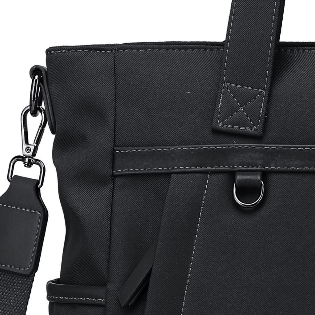 Smart Bags Twill Dimi Kumaş Kadın Omuz Çantası 3331 Siyah