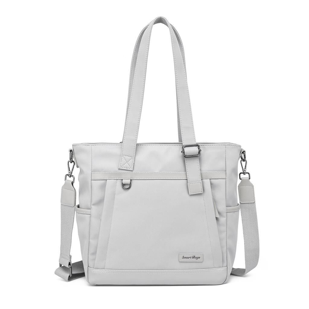 Smart Bags Twill Dimi Kumaş Kadın Omuz Çantası 3331 A.Gri