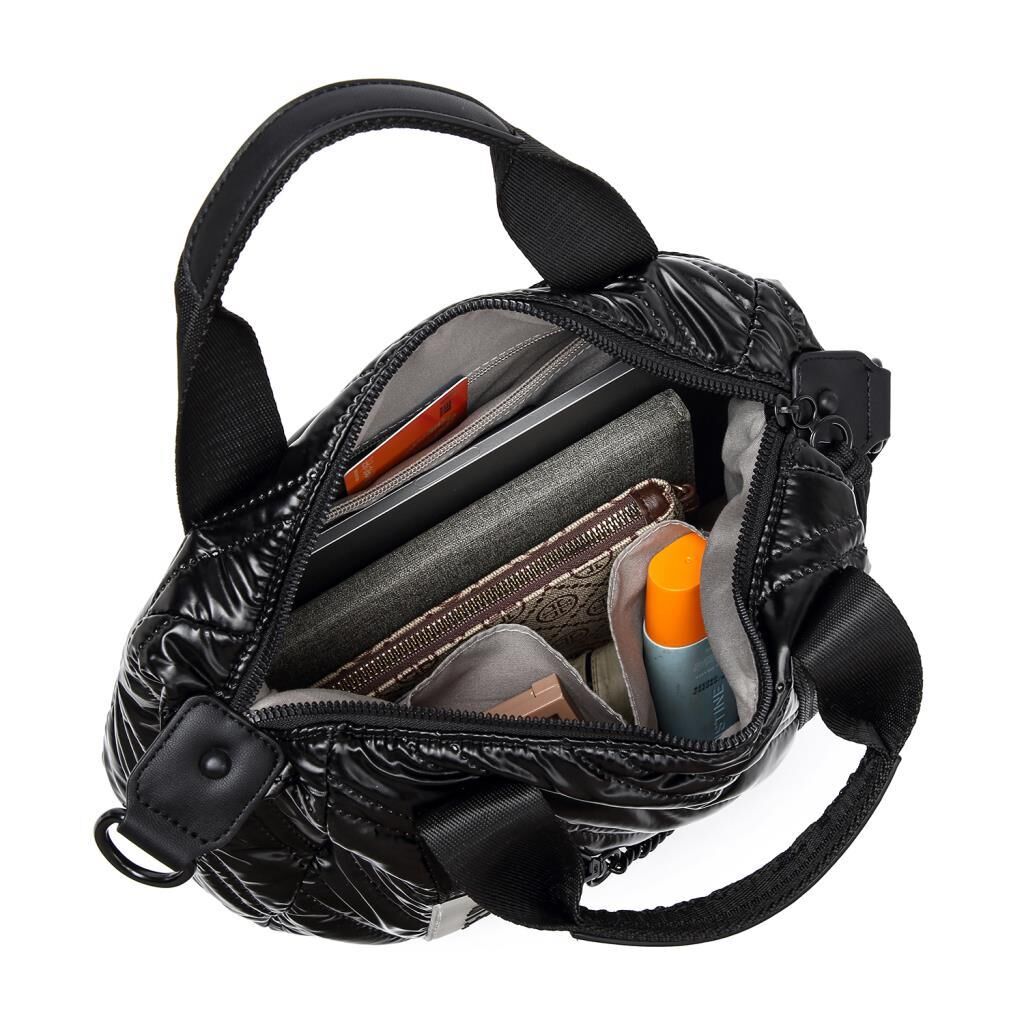 21K Barcelona Parlak Kumaş Elden Tutmalı Kadın Omuz Çantası 3255 Yeşil