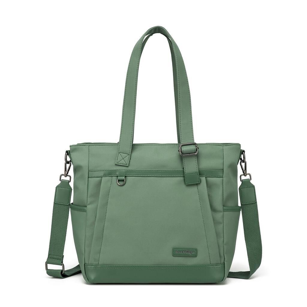 Smart Bags Twill Dimi Kumaş Kadın Omuz Çantası 3331 Yeşil
