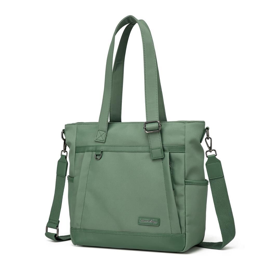 Smart Bags Twill Dimi Kumaş Kadın Omuz Çantası 3331 Yeşil