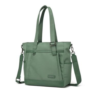 Smart Bags Twill Dimi Kumaş Kadın Omuz Çantası 3331 Yeşil