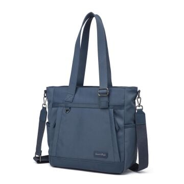 Smart Bags Twill Dimi Kumaş Kadın Omuz Çantası 3331 Füme Laci