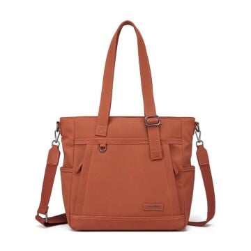 Smart Bags Twill Dimi Kumaş Kadın Omuz Çantası 3331 Kiremit