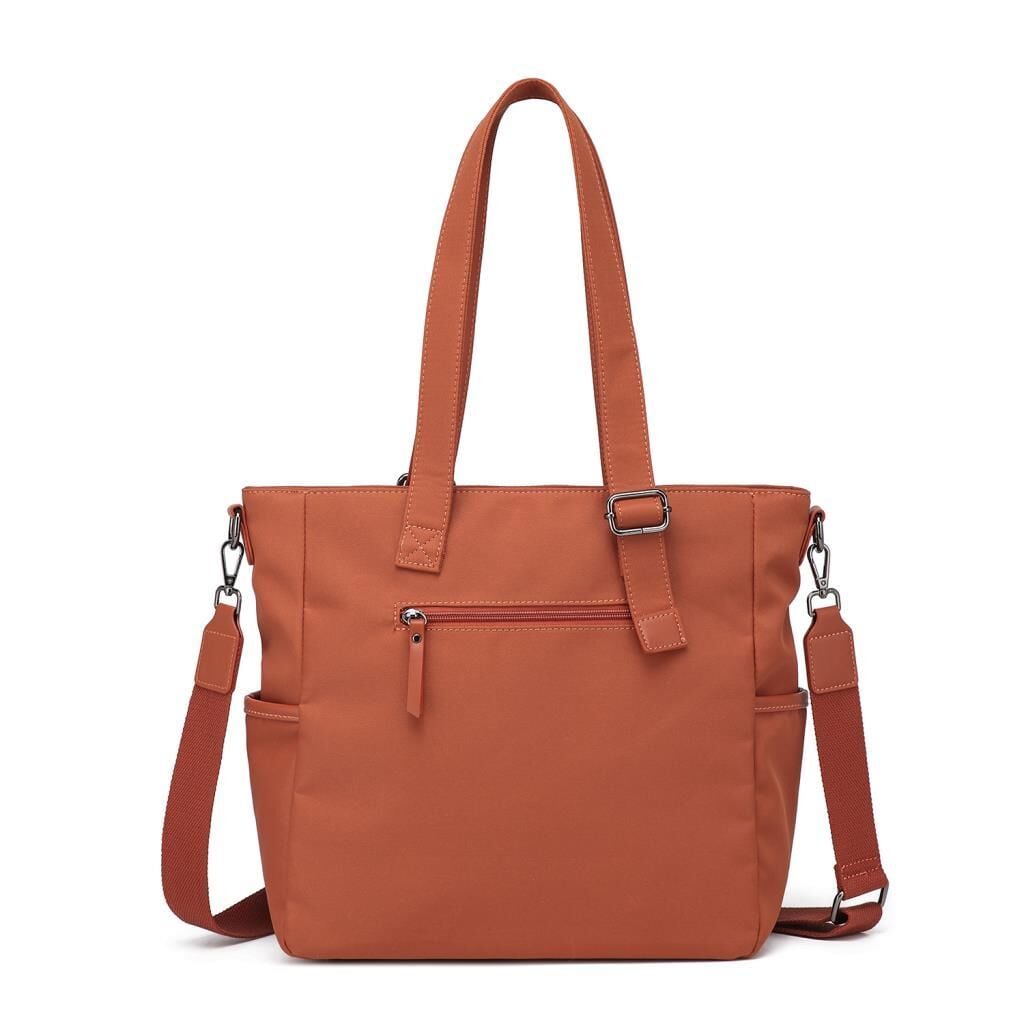 Smart Bags Twill Dimi Kumaş Kadın Omuz Çantası 3331 Kiremit