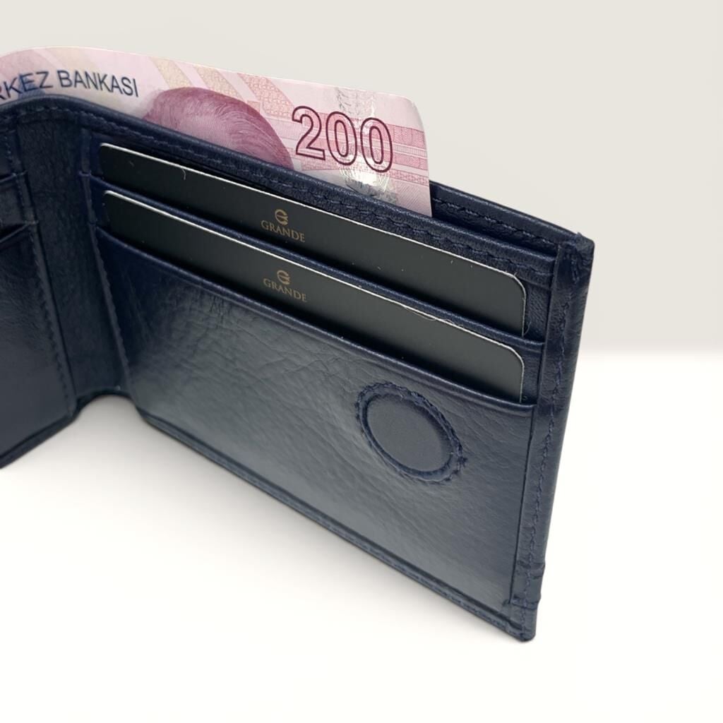 Grande Hakiki Deri Erkek Cüzdanı Laci