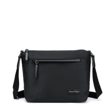 Smart Bags Twill Dimi Kumaş Postacı Kadın Çantası 3330 Siyah