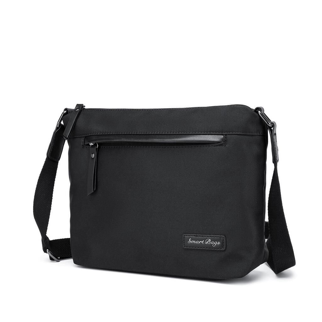 Smart Bags Twill Dimi Kumaş Postacı Kadın Çantası 3330 Siyah