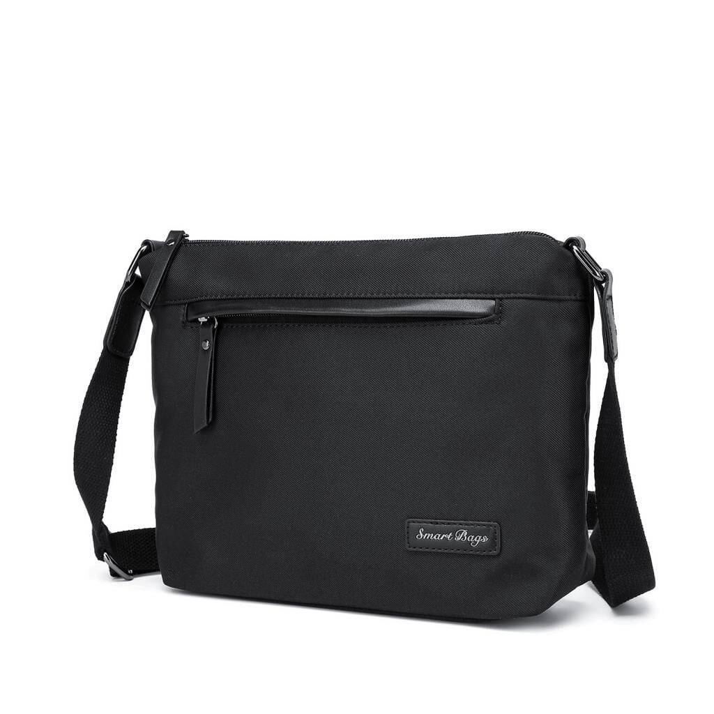 Smart Bags Twill Dimi Kumaş Postacı Kadın Çantası 3330 Siyah