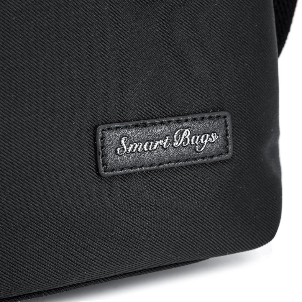 Smart Bags Twill Dimi Kumaş Postacı Kadın Çantası 3330 Siyah