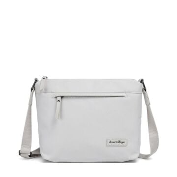 Smart Bags Twill Dimi Kumaş Postacı Kadın Çantası 3330 A.Gri