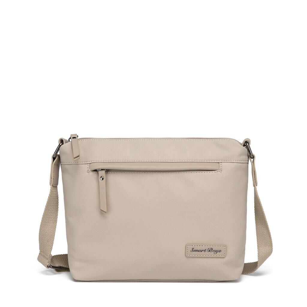 Smart Bags Twill Dimi Kumaş Postacı Kadın Çantası 3330 Bej