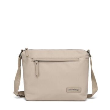Smart Bags Twill Dimi Kumaş Postacı Kadın Çantası 3330 Bej