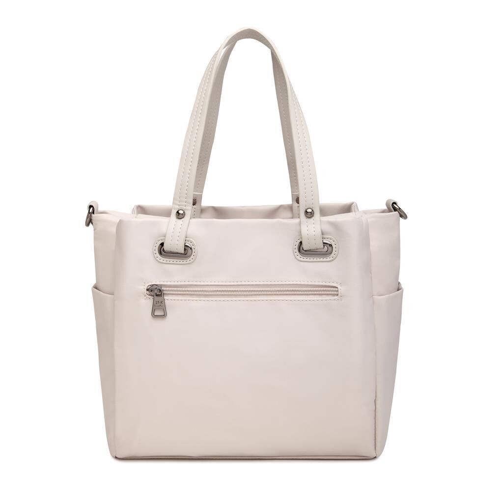 Saten Kumaş Omuz Kadın Çantası Barcelona 2122 135 A.Bej