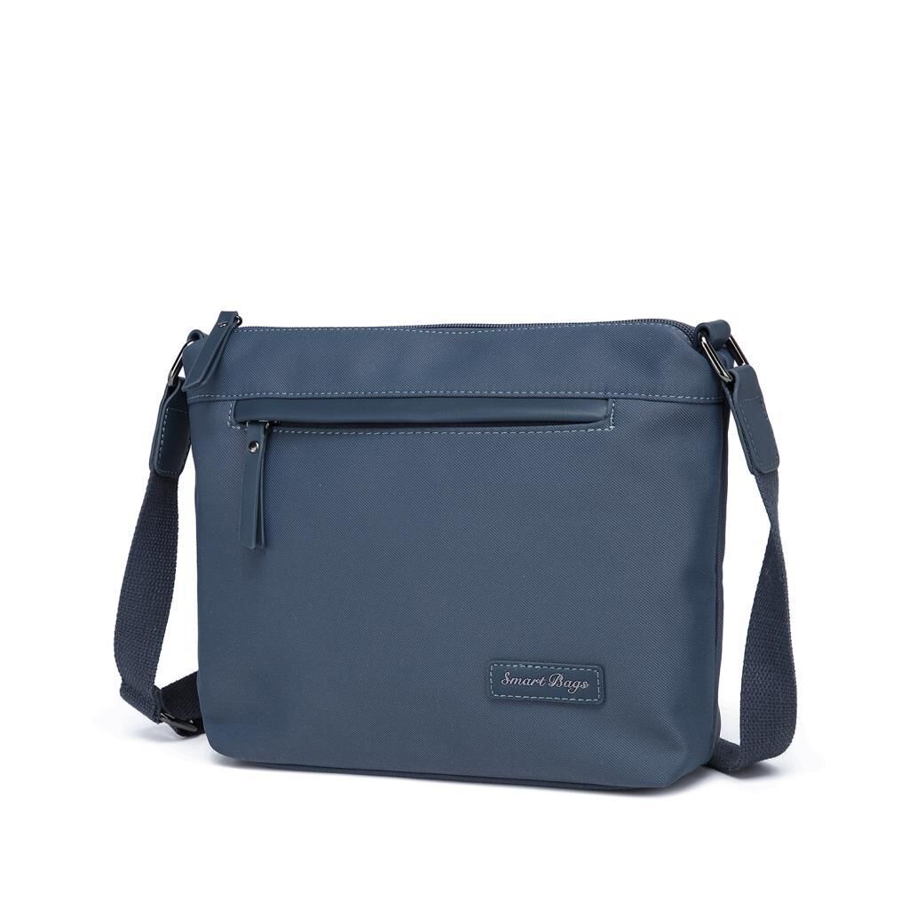 Smart Bags Twill Dimi Kumaş Postacı Kadın Çantası 3330 Füme Laci