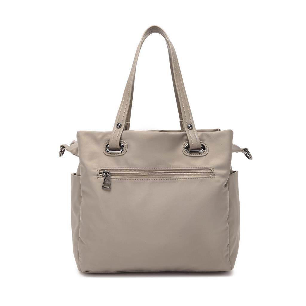 Saten Kumaş Omuz Kadın Çantası Barcelona 2122 Vizon