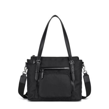 Smart Bags Twill Dimi Kumaş Kadın Omuz Çantası 3329 Siyah