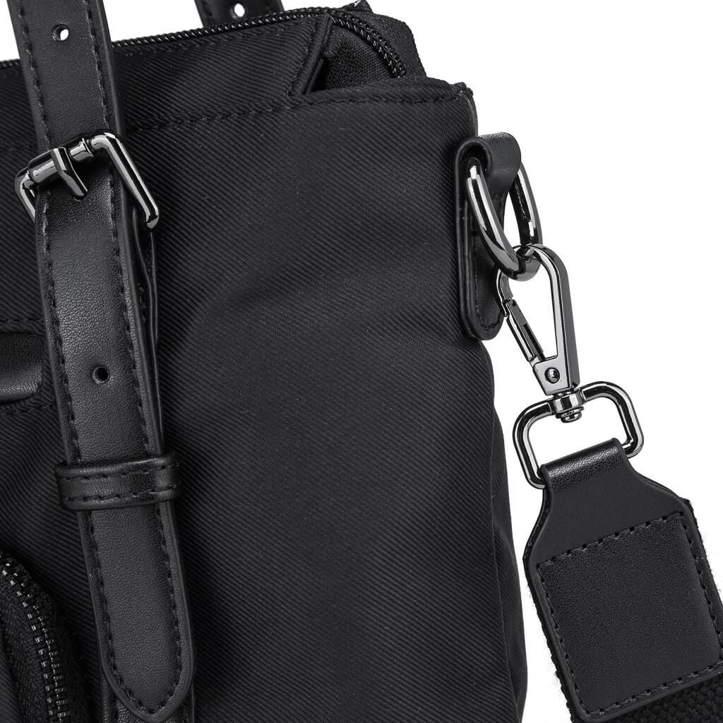 Smart Bags Twill Dimi Kumaş Kadın Omuz Çantası 3329 Siyah