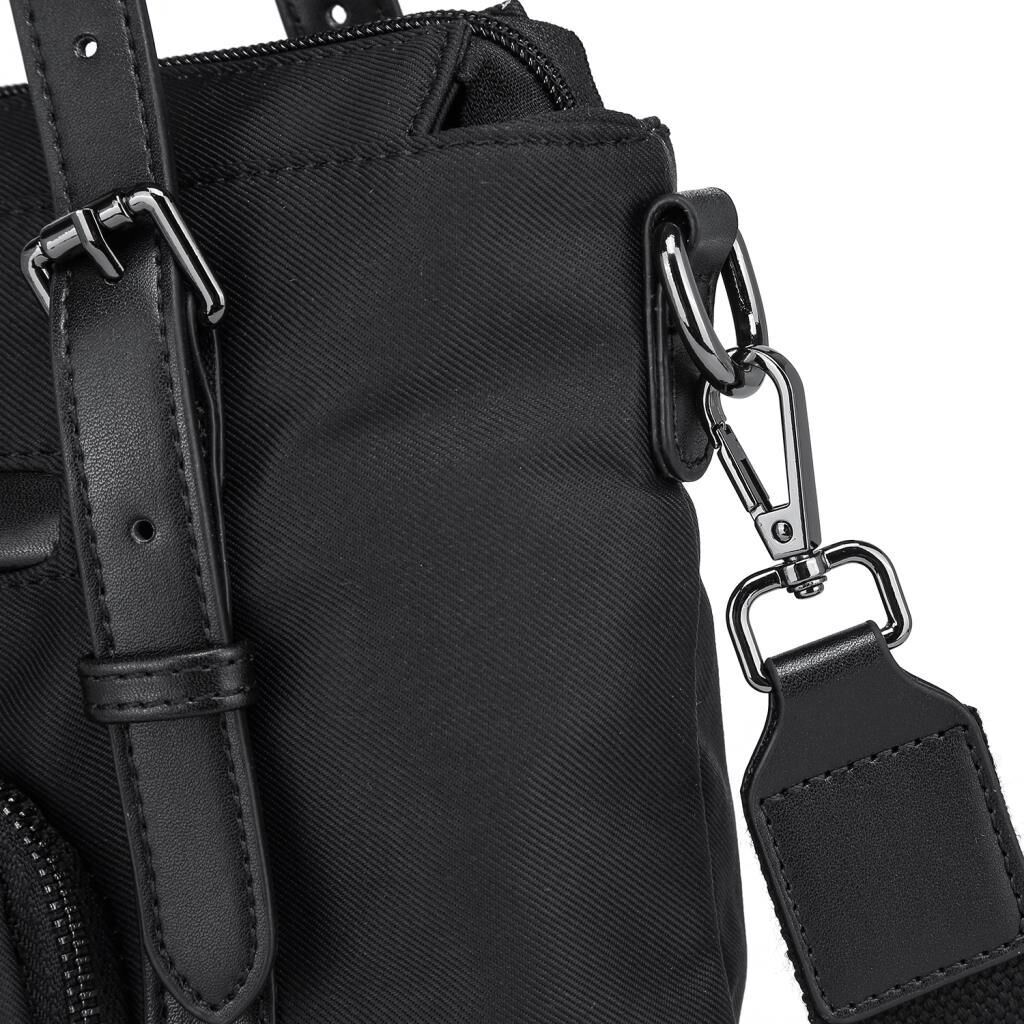 Smart Bags Twill Dimi Kumaş Kadın Omuz Çantası 3329 Siyah
