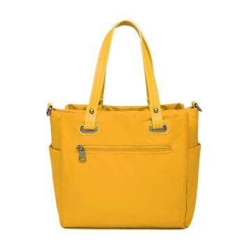 Saten Kumaş Omuz Kadın Çantası Barcelona 2122 Hardal