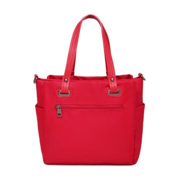 Saten Kumaş Omuz Kadın Çantası Barcelona 2122 Kırmızı