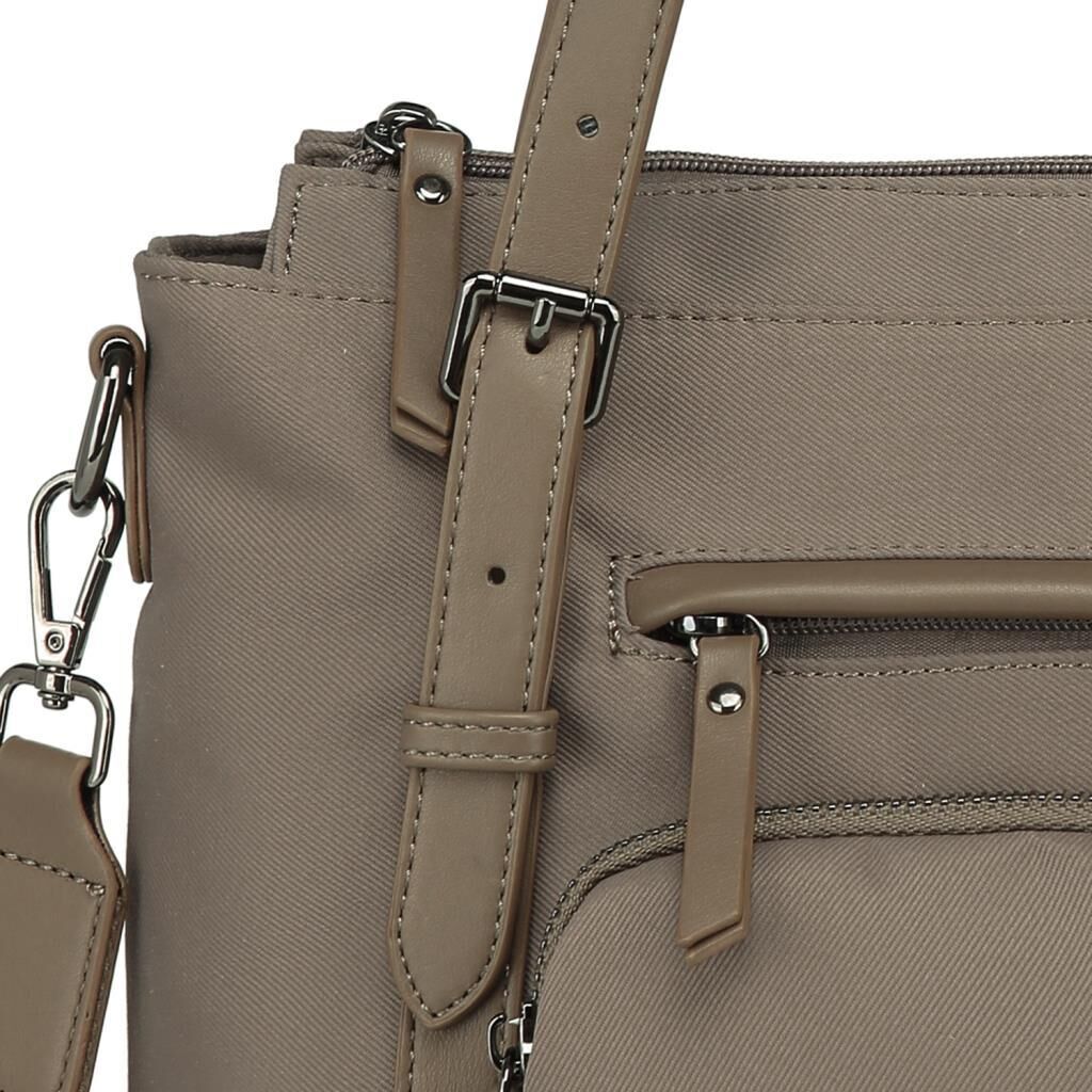 Smart Bags Twill Dimi Kumaş Kadın Omuz Çantası 3329 A.Kahve