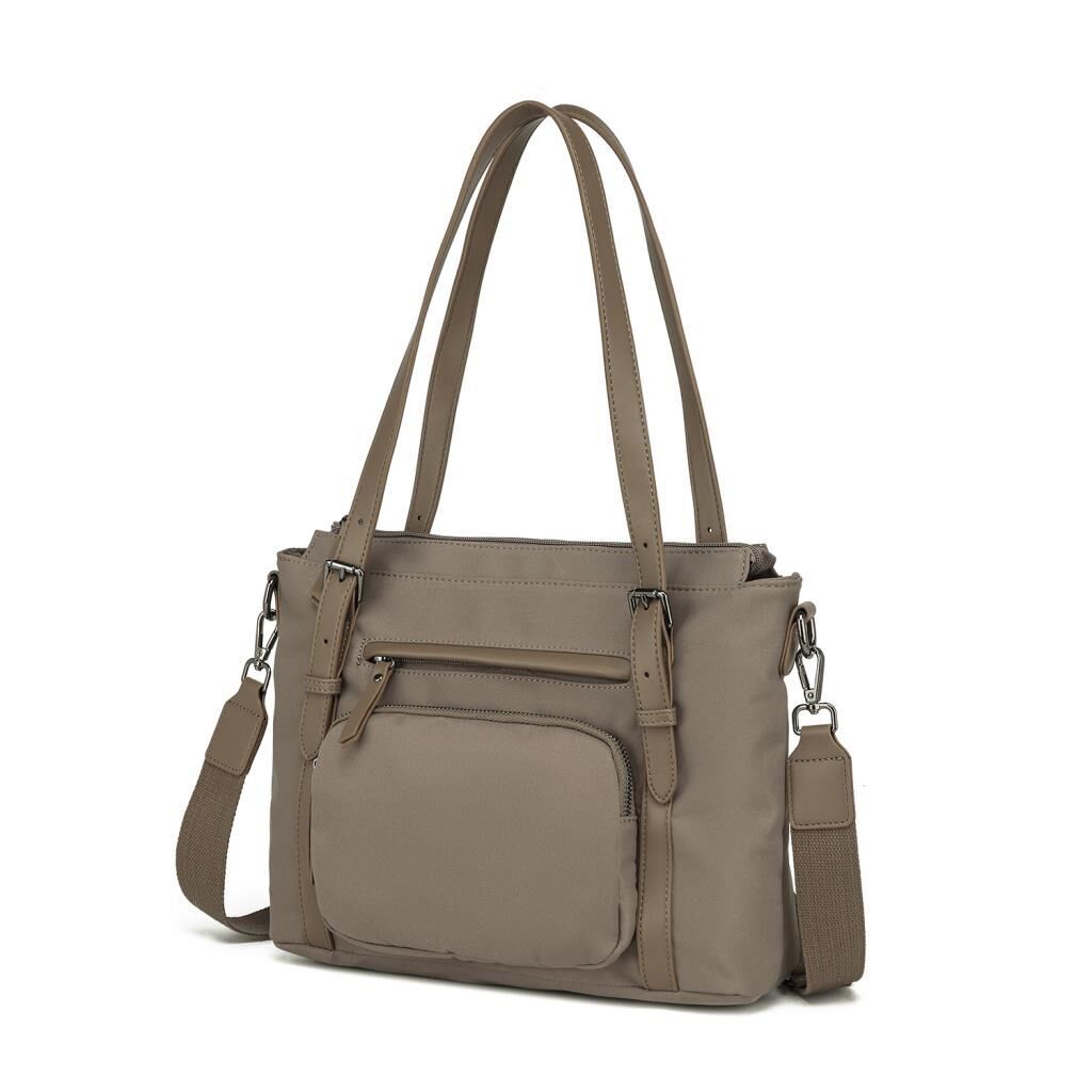 Smart Bags Twill Dimi Kumaş Kadın Omuz Çantası 3329 A.Kahve