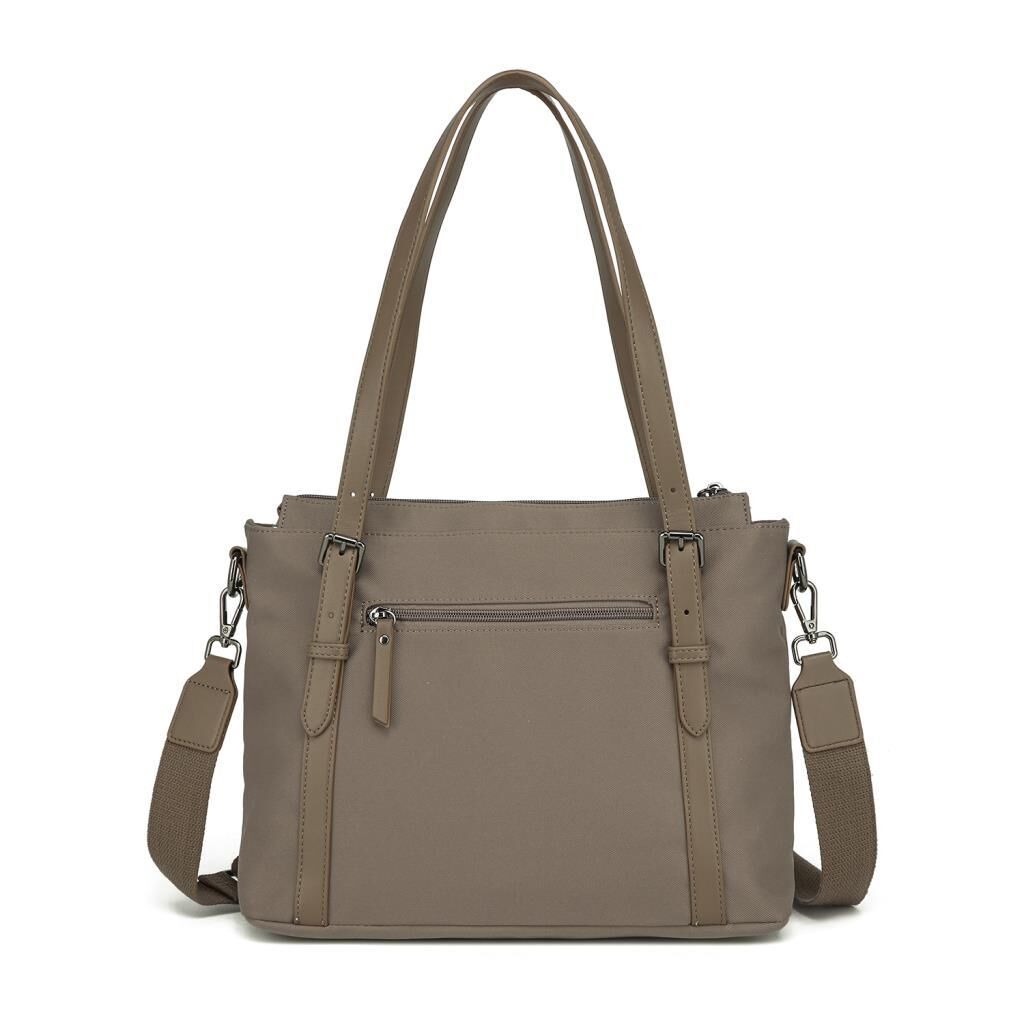 Smart Bags Twill Dimi Kumaş Kadın Omuz Çantası 3329 A.Kahve