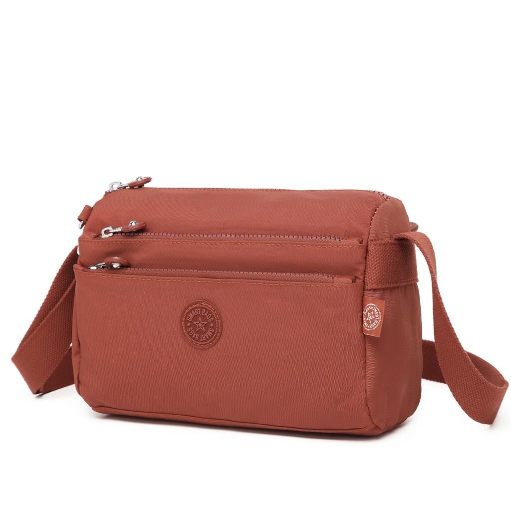 Smart Bags Küçük Boy Krinkıl Kumaş Postacı Kadın Çantası 1006 91 Puantiye